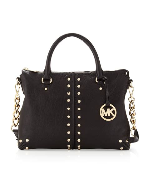 studded michael kors purse|michael kors shoulder tote bag.